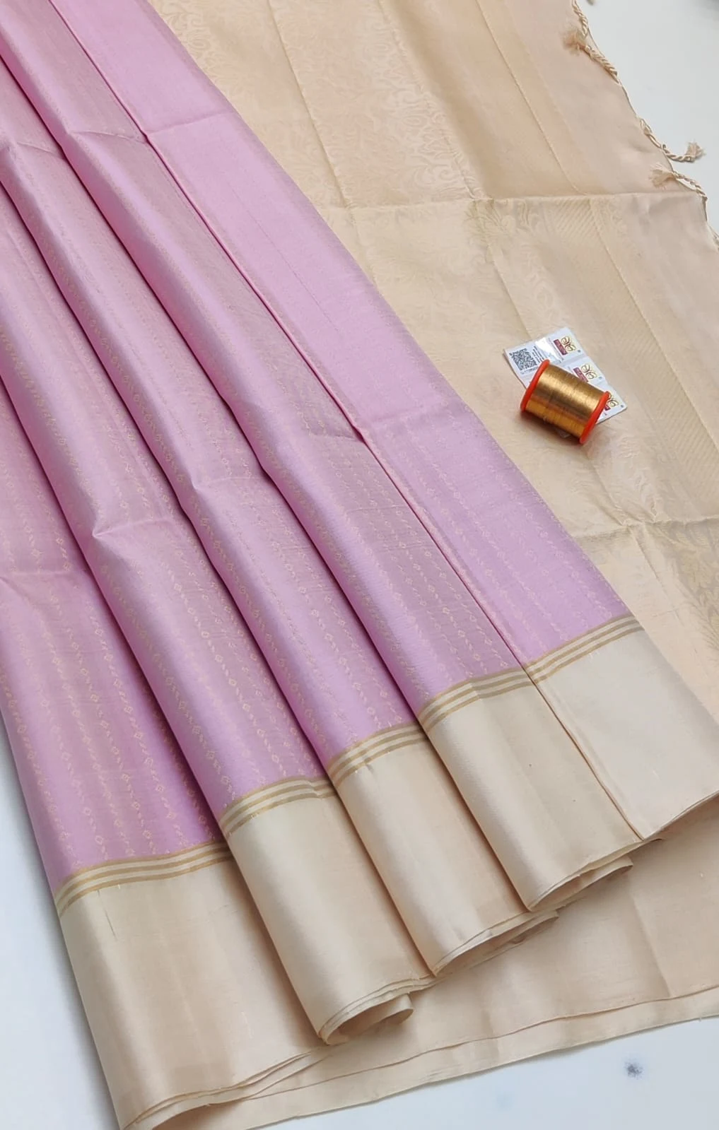 Kanchipuram Soft Silk Saree - Lavender